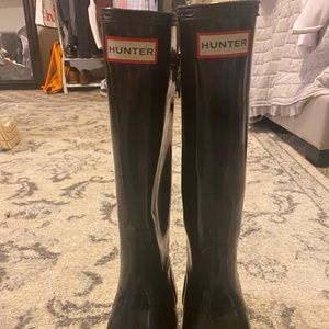 Hunter boots black